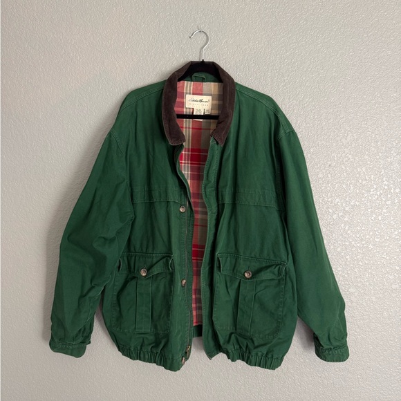 Eddie Bauer Other - Vintage Eddie Bauer Mens Green Barn Coat Jacket 90s XL